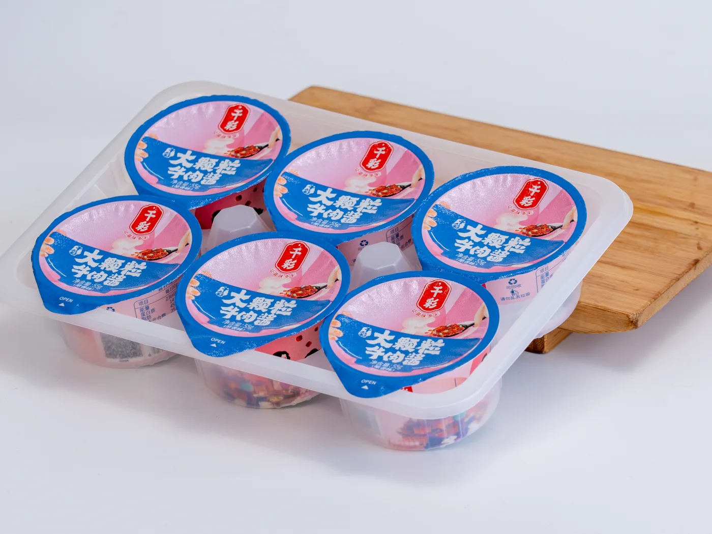大颗粒牛肉酱原味礼盒六杯装